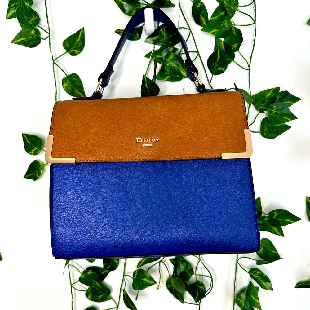 💙🤎 Dune Color Block Crossbody EUC 💙🤎